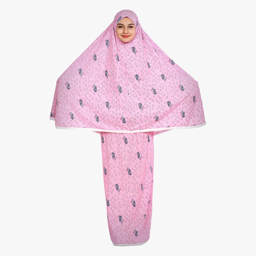 [P10101-Pembe] Çocuk Namaz Elbisesi Fulla İki Parça %100 Pamuk Rahat Cilde Dost Kolsuz Kız Çocuk Pembe